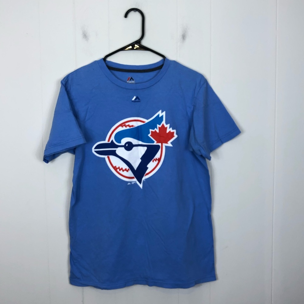 Toronto Blue Jays Majestic Logo T-Shirt Sz M